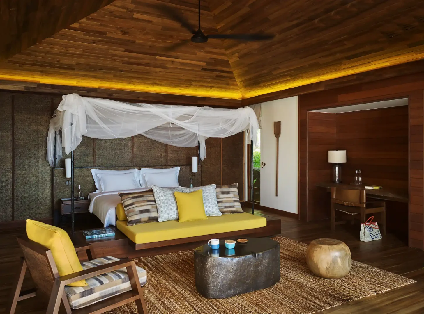 six senses seychelles two bedroom pool villa bedroom interior
