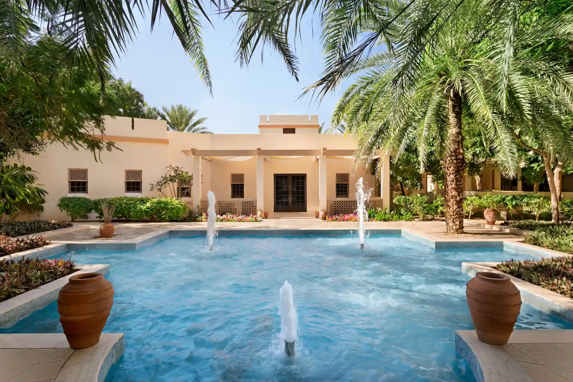 spa pool at hilton muscat al bandar oman