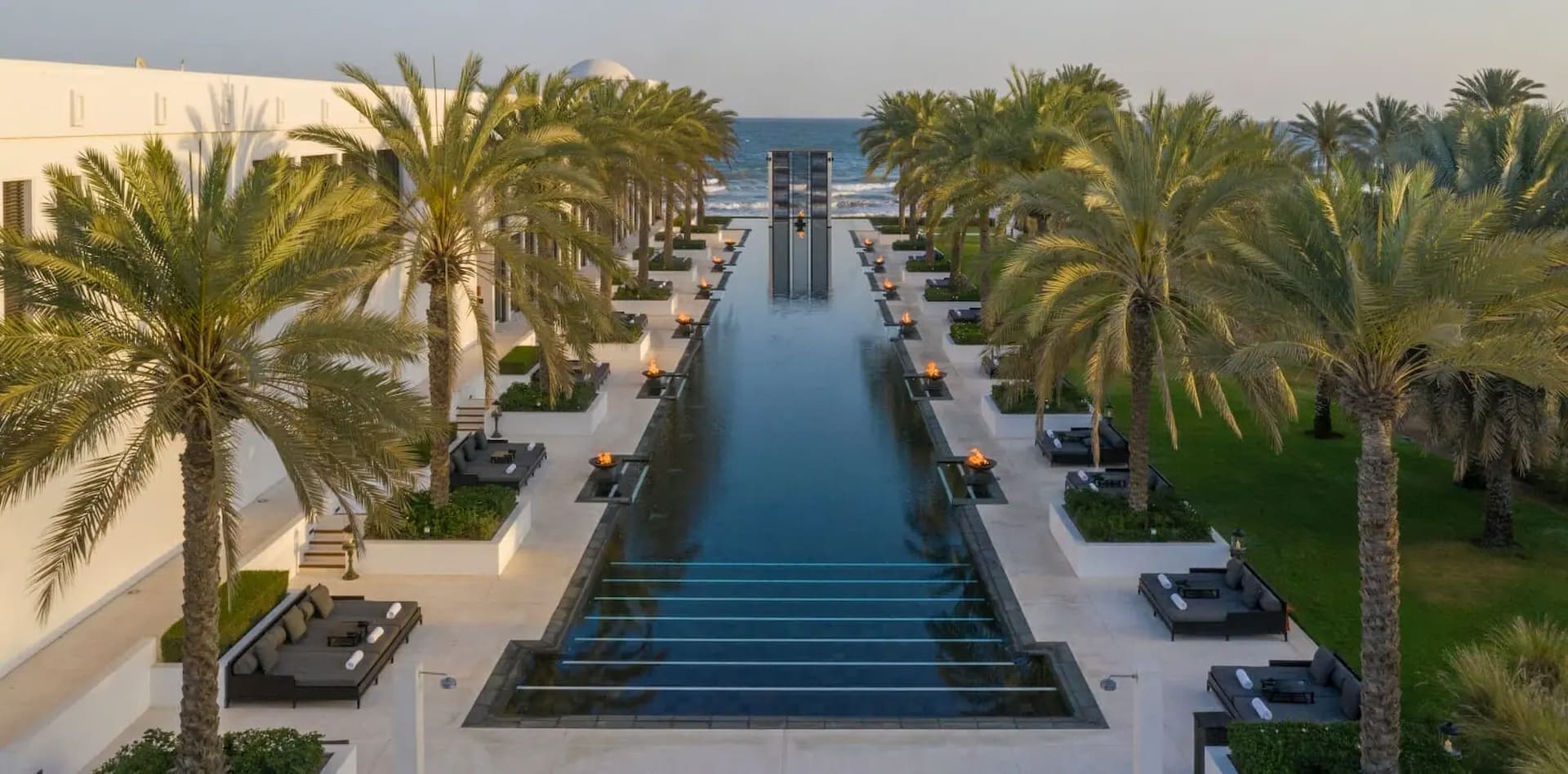 the chedi muscat oman hotel infinity pool