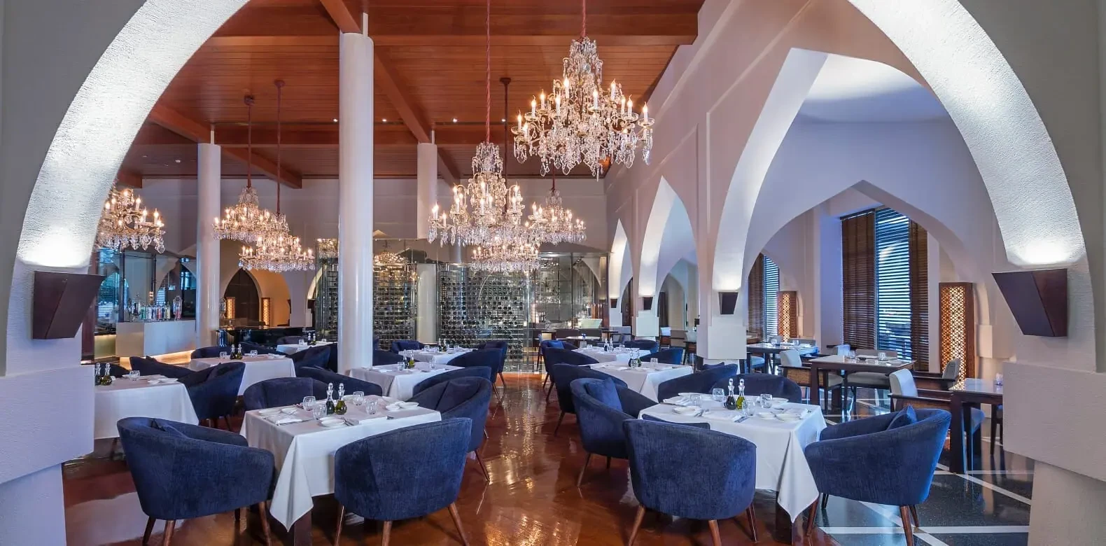 the restaurant at the chedi muscat oman