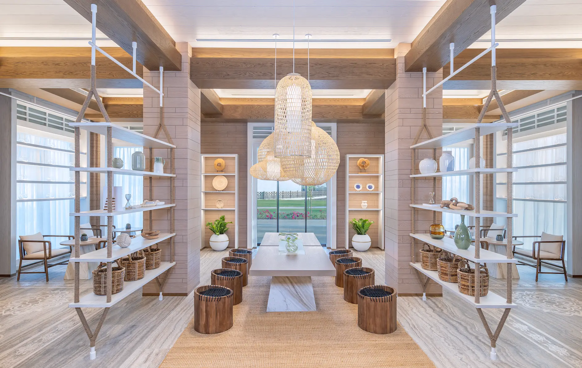 anantara mina ras al khaimah waves cafe interior showcasing a casual yet refined cafe setting with relaxed seating and a bright coastal ambience