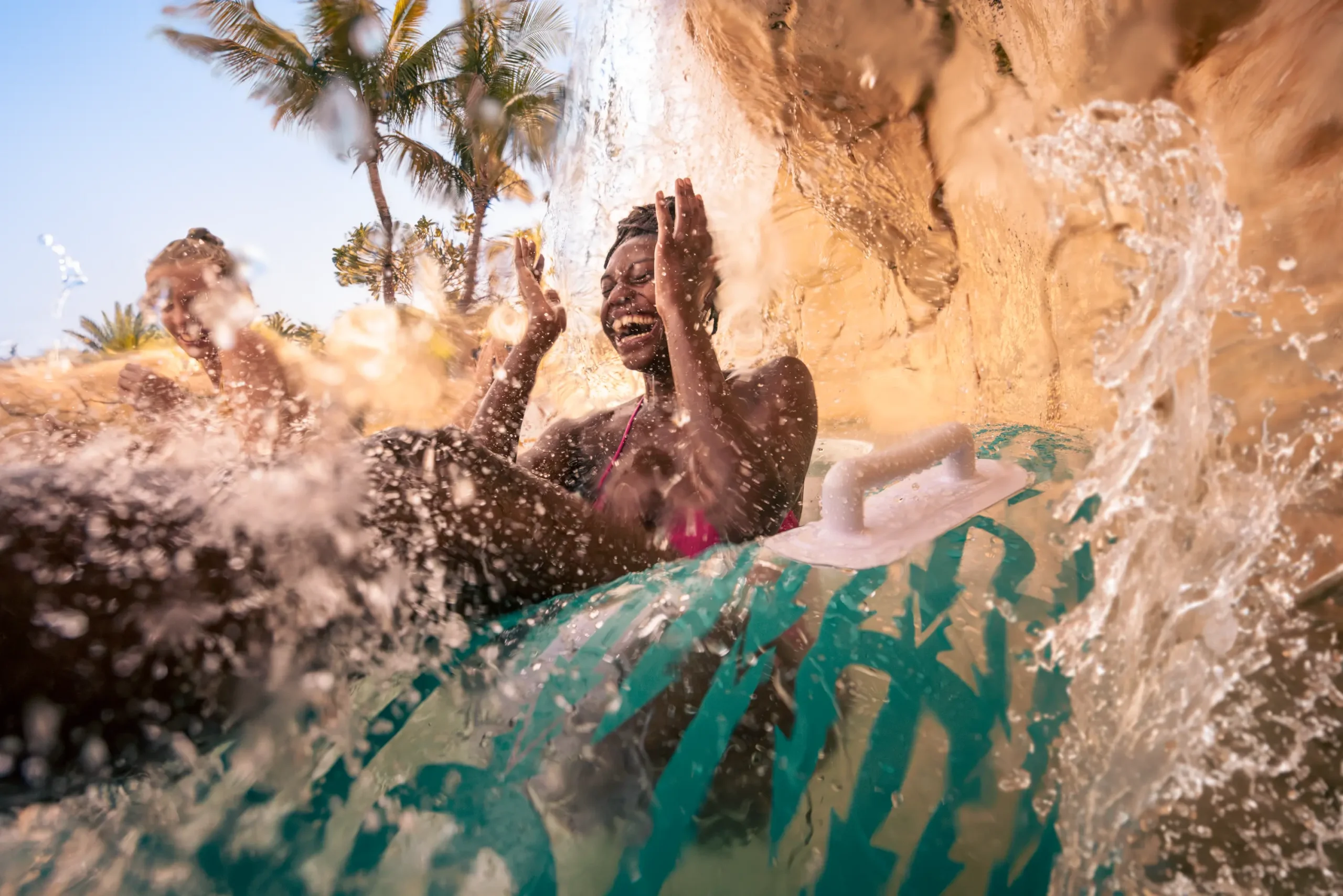 aquaventure waterpark river rapids at atlantis the palm dubai