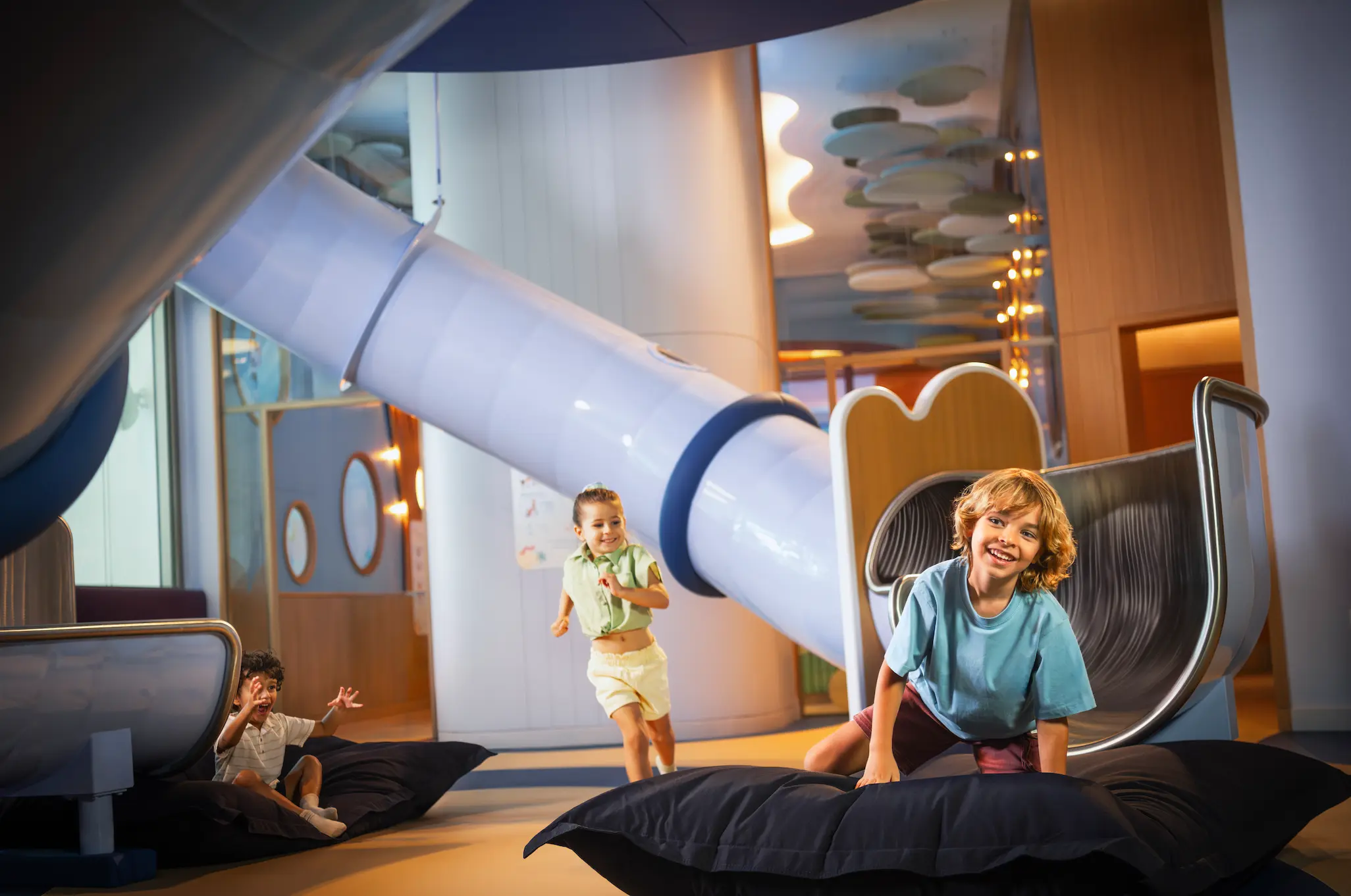 explorers sliding play room at atlantis the palm dubai