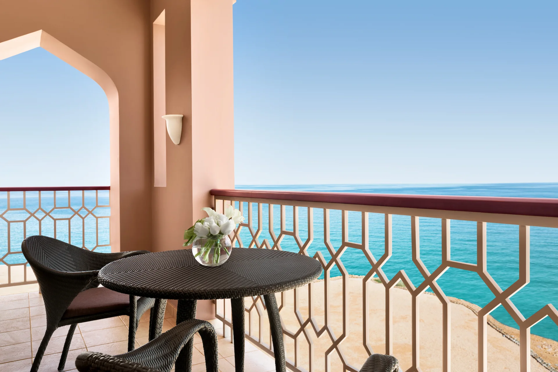 balcony premier panoramic room al husn hotel muscat oman