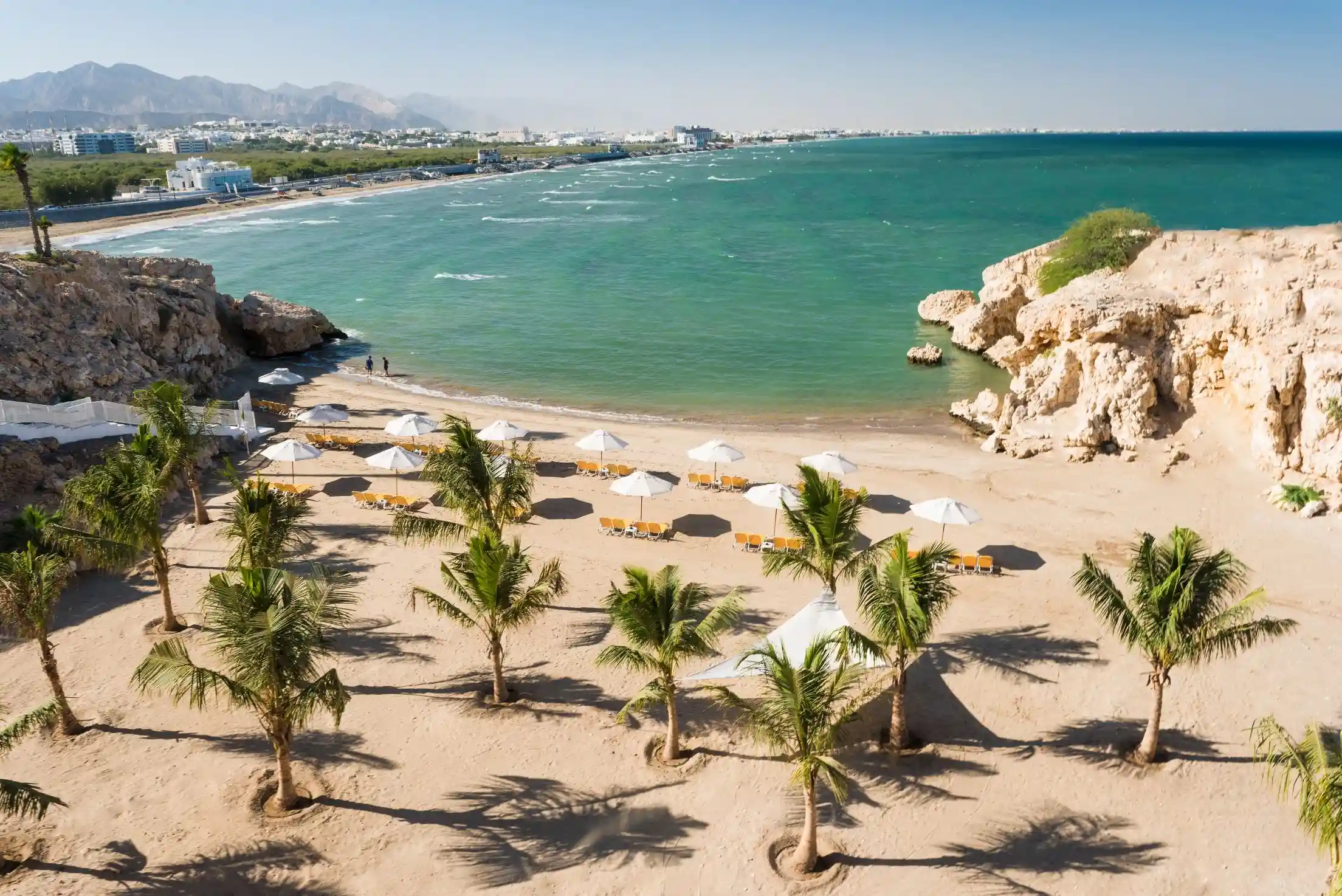 beach and sea crowne plaza muscat oman