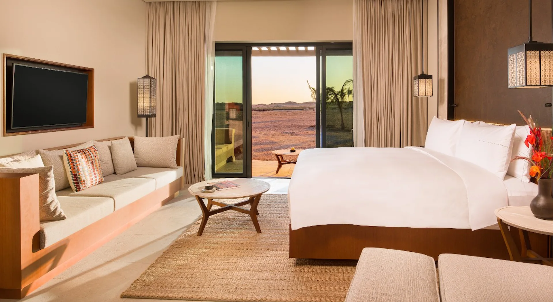 bedroom terrace room alila hinu bay oman