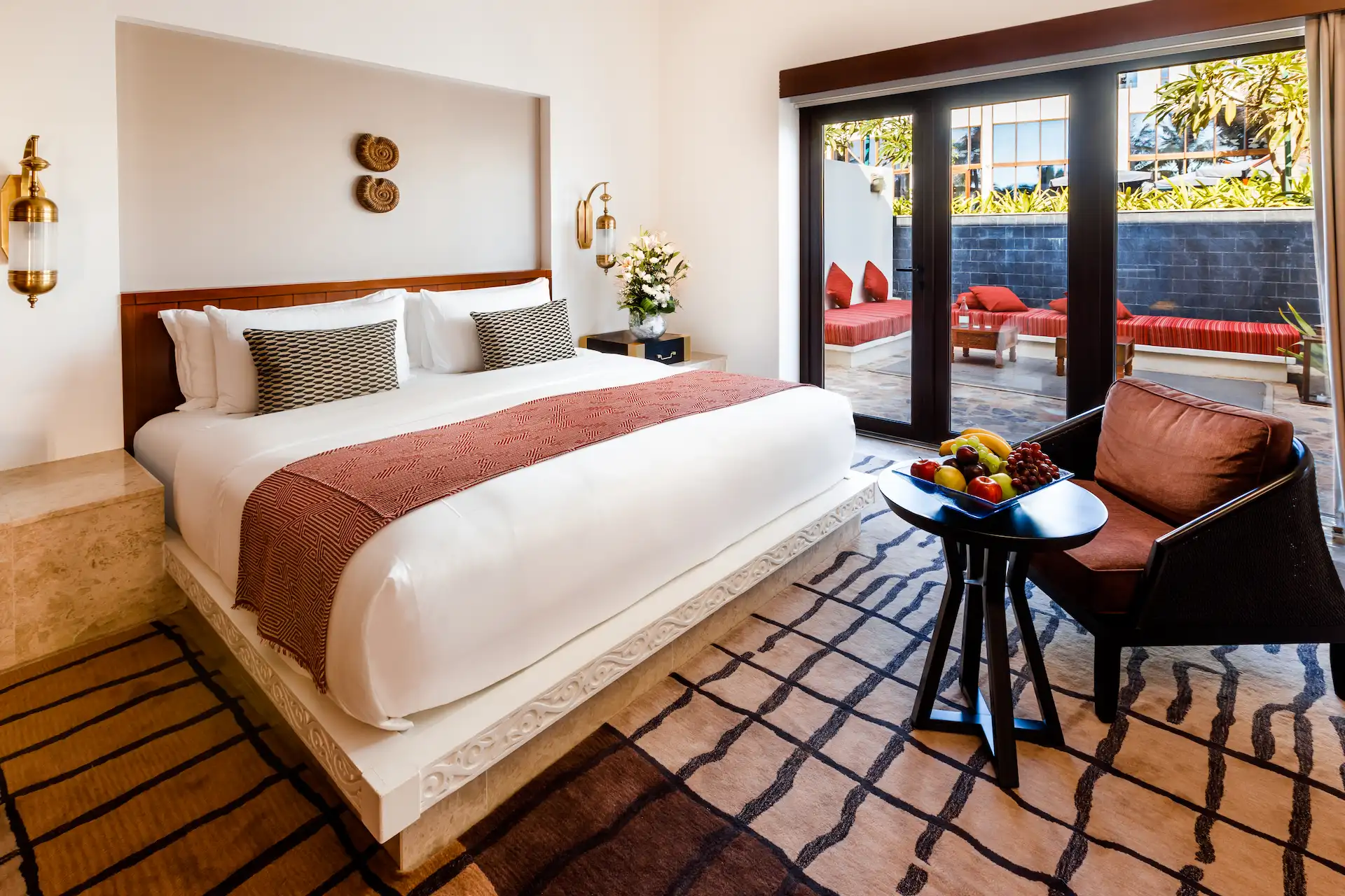 deluxe garden view room at al baleed resort salalah by anantara oman
