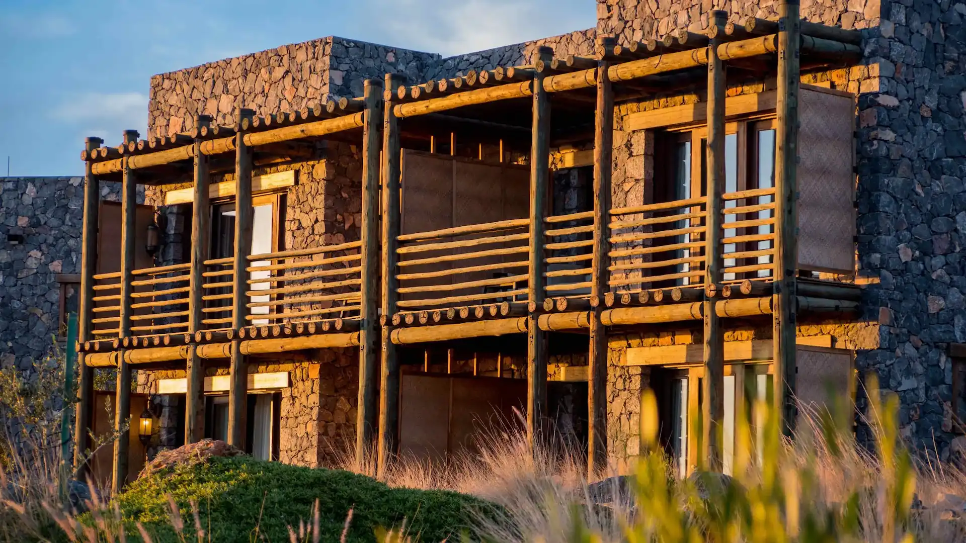 exterior with ridge view at alila jabal akhdar oman
