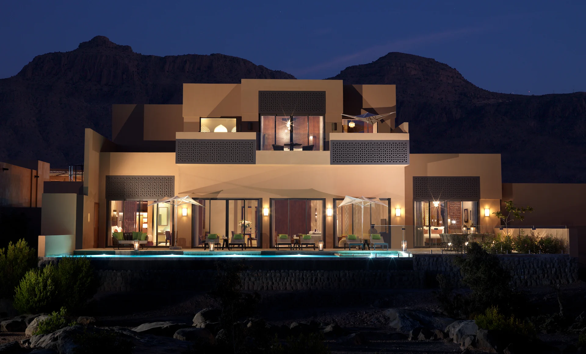 exterior three bedroom royal mountain villa anantara al jabal al akhdar oman