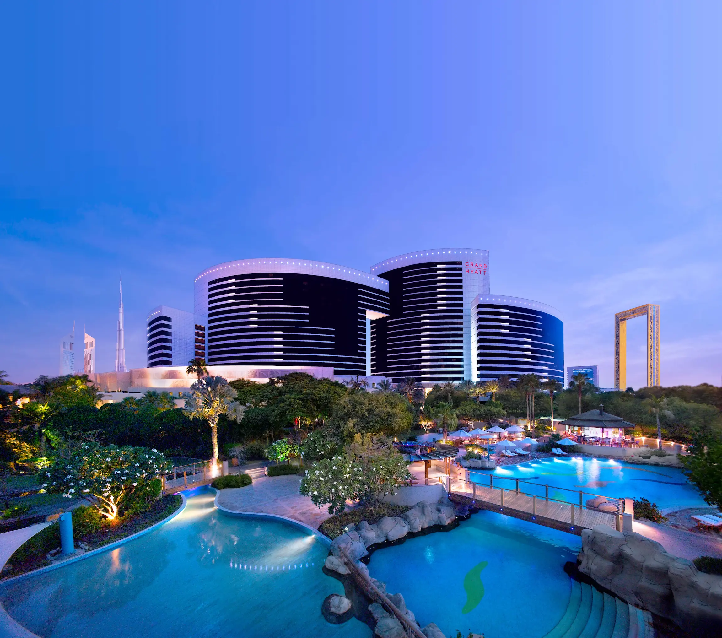 grand hyatt dubai resort waterpark exterior hero image