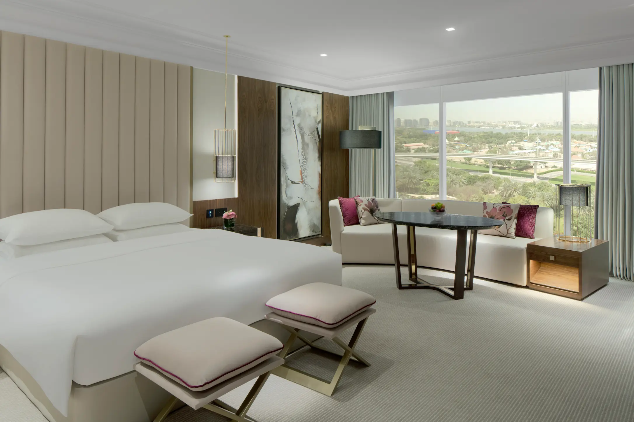 grand hyatt dubai resort waterpark grand suite bedroom