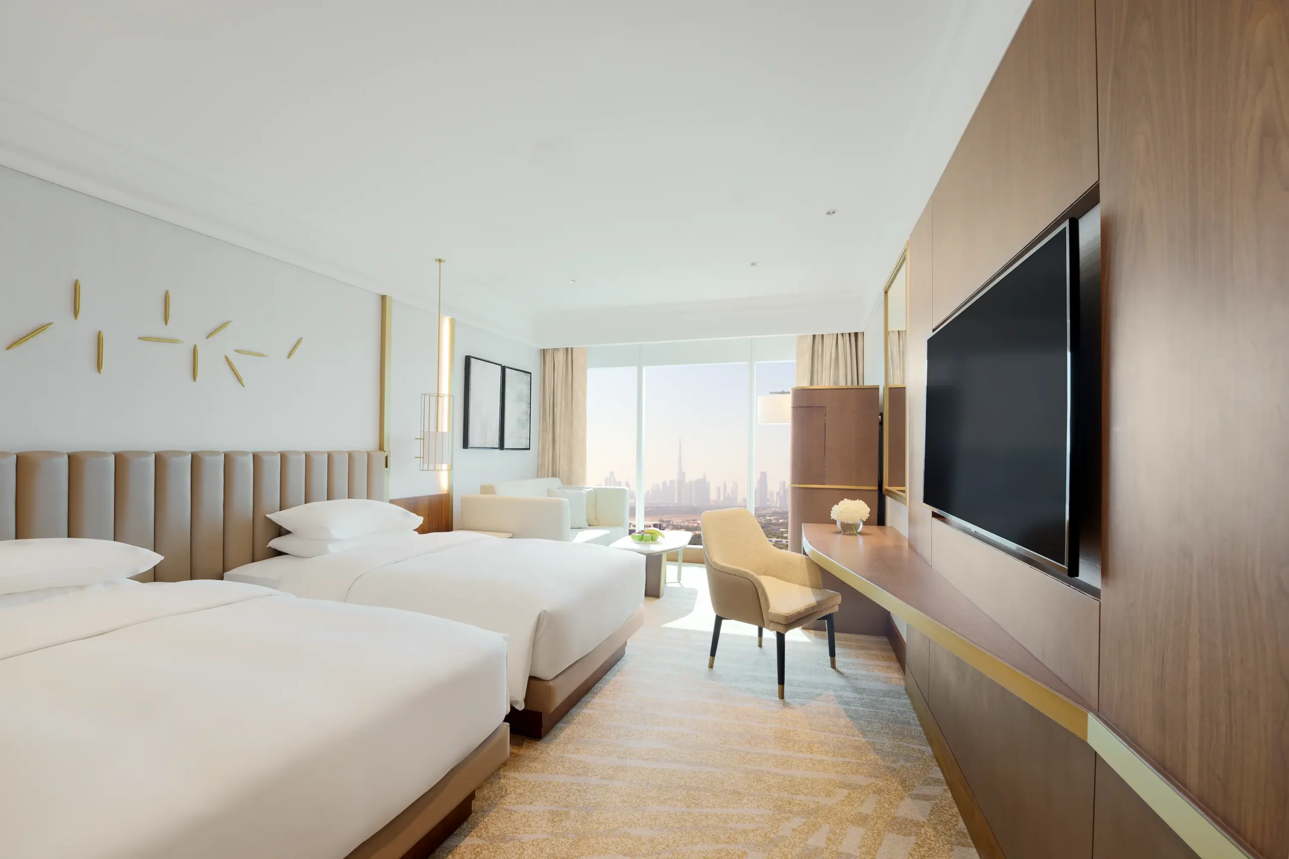 grand hyatt dubai resort waterpark two twin bed room