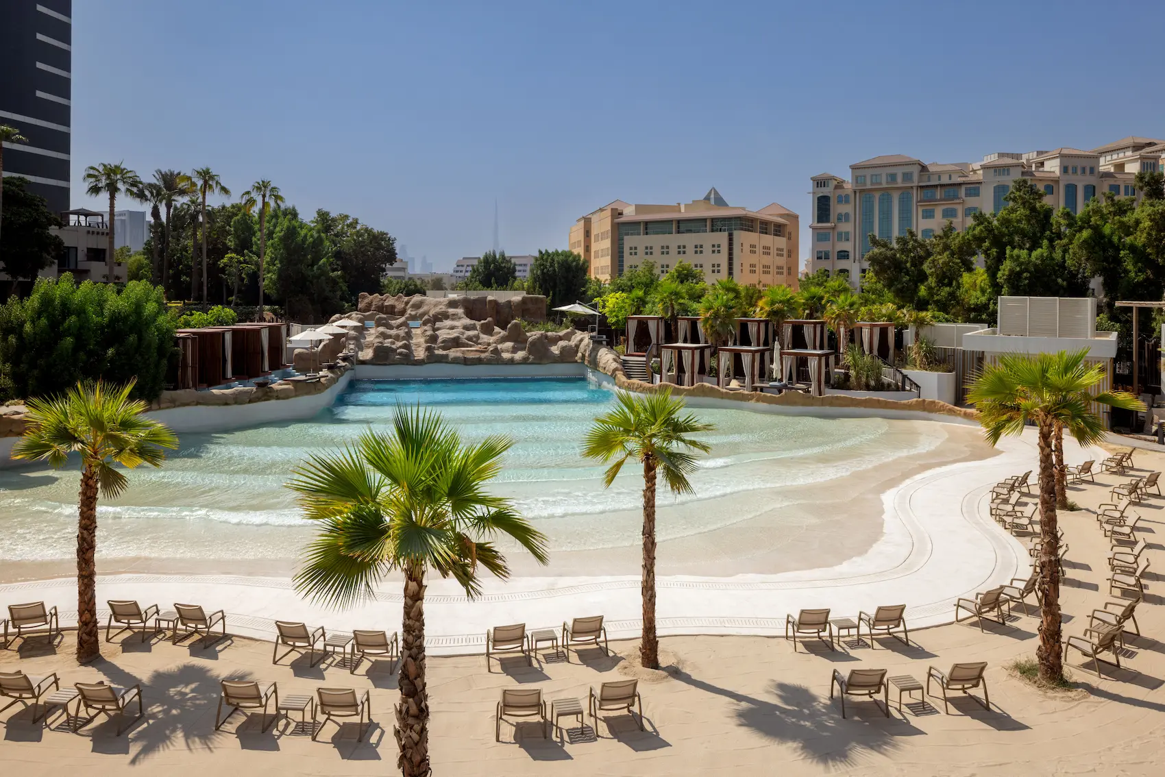 grand hyatt dubai resort waterpark wave pool