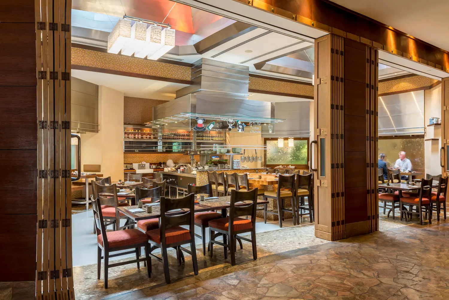 grand hyatt dubai wox restaurant stylish asian dining ambiance