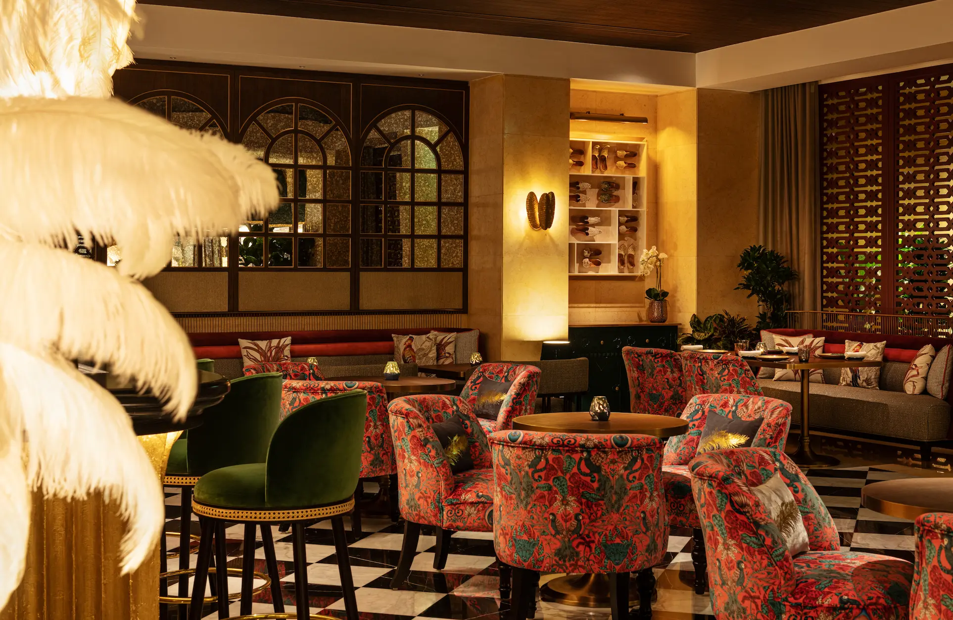 grosvenor house dubai indego restaurant interior featuring contemporary design and a refined dining atmosphere