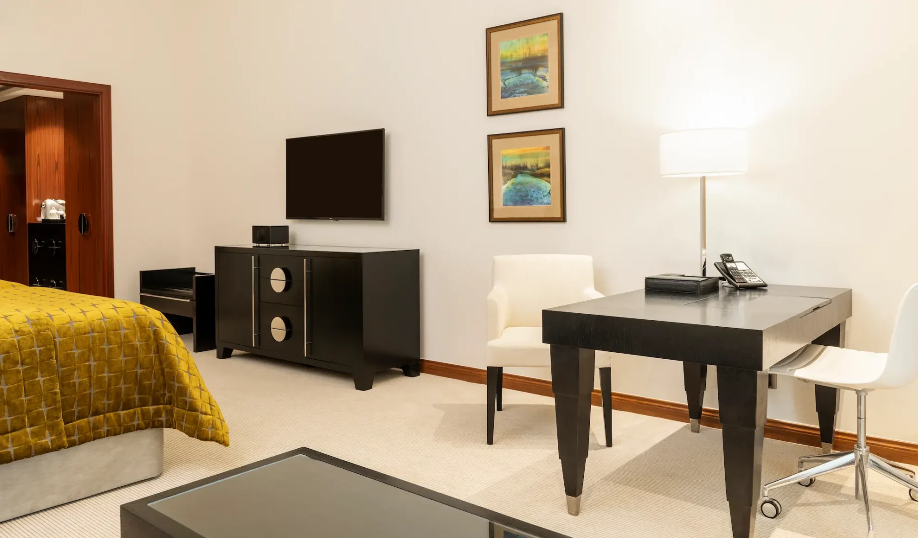 grosvenor house dubai premier room interior showcasing elegant contemporary design and refined luxury finishes