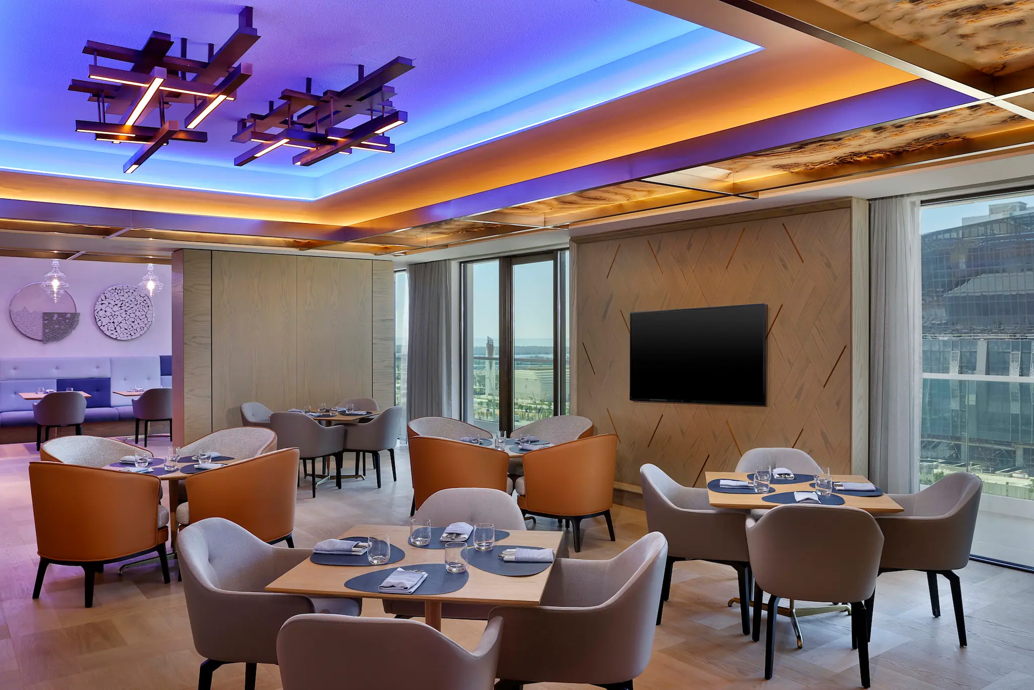 hilton abu dhabi yas island executive lounge