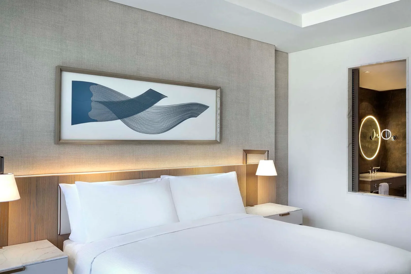 hilton abu dhabi yas island family connecting king bedroom interior