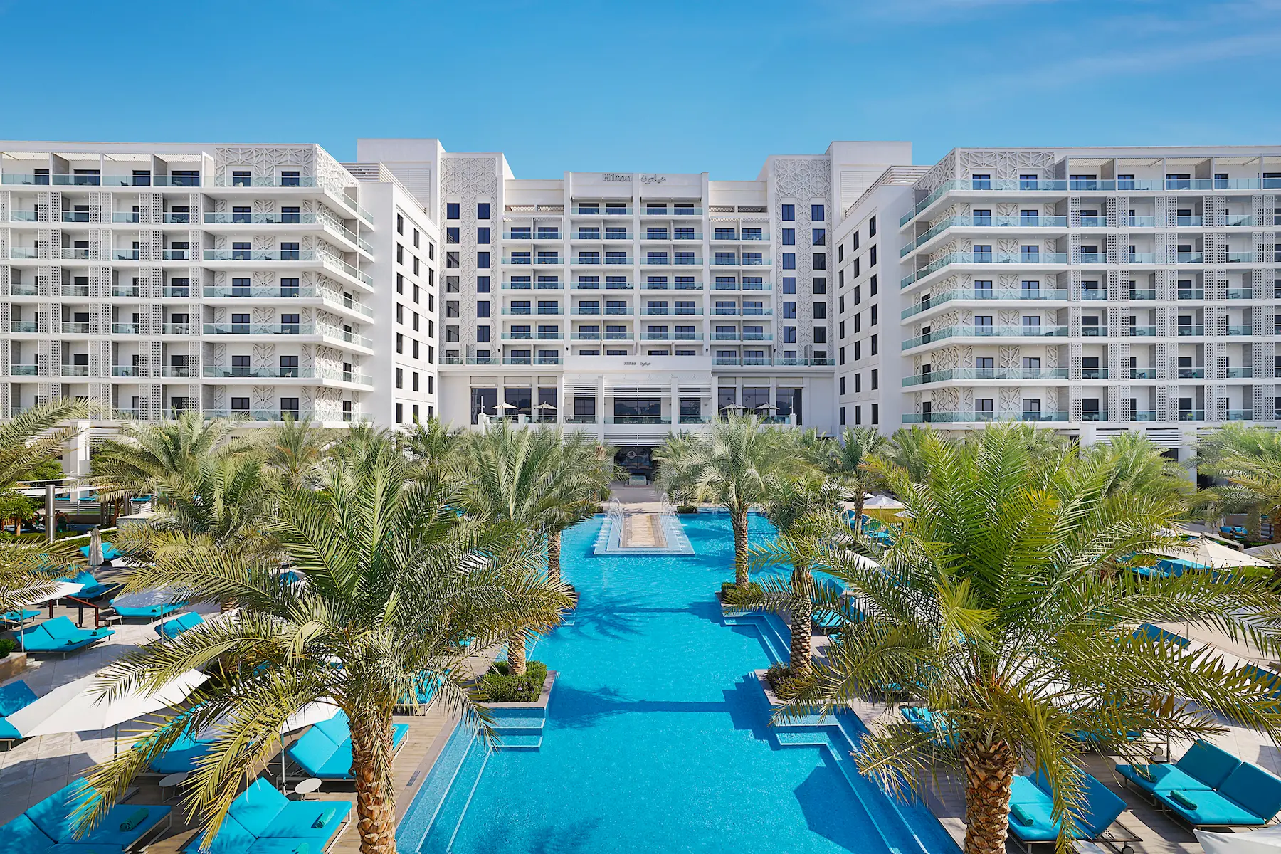 hilton abu dhabi yas island resort exterior hero image