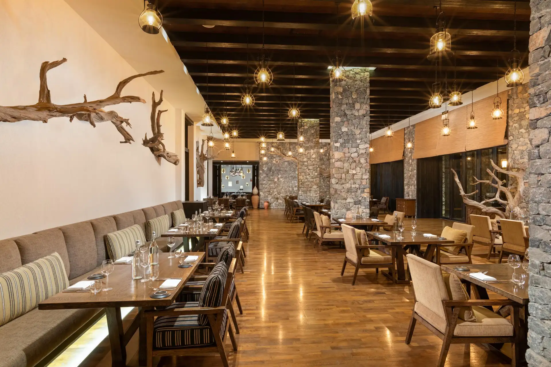 juniper restaurant at alila jabal akhdar oman