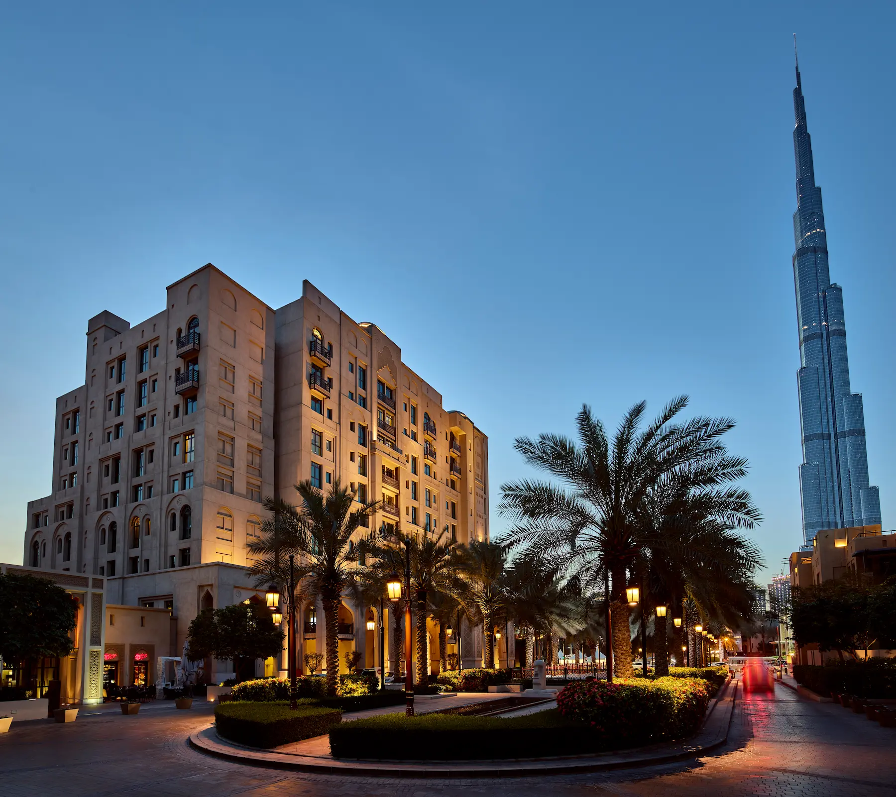 hotel exterior at the heritage hotel dubai