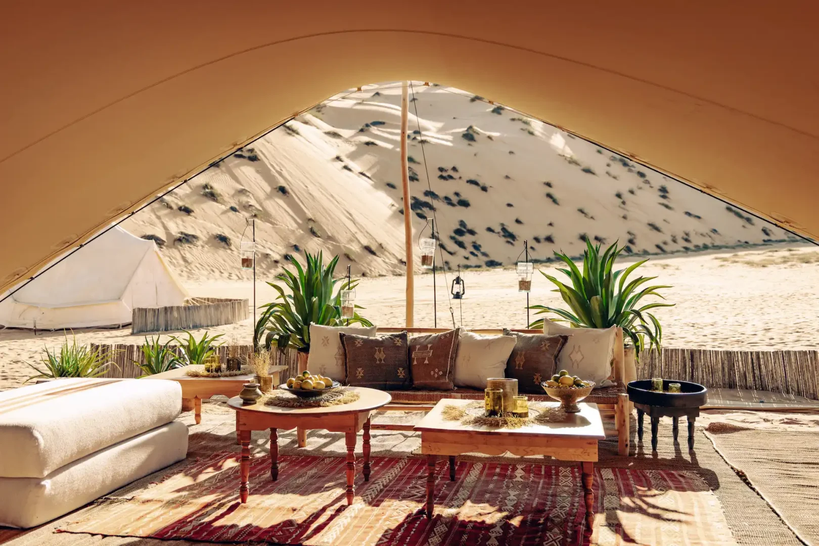 lounge area magic camp oman