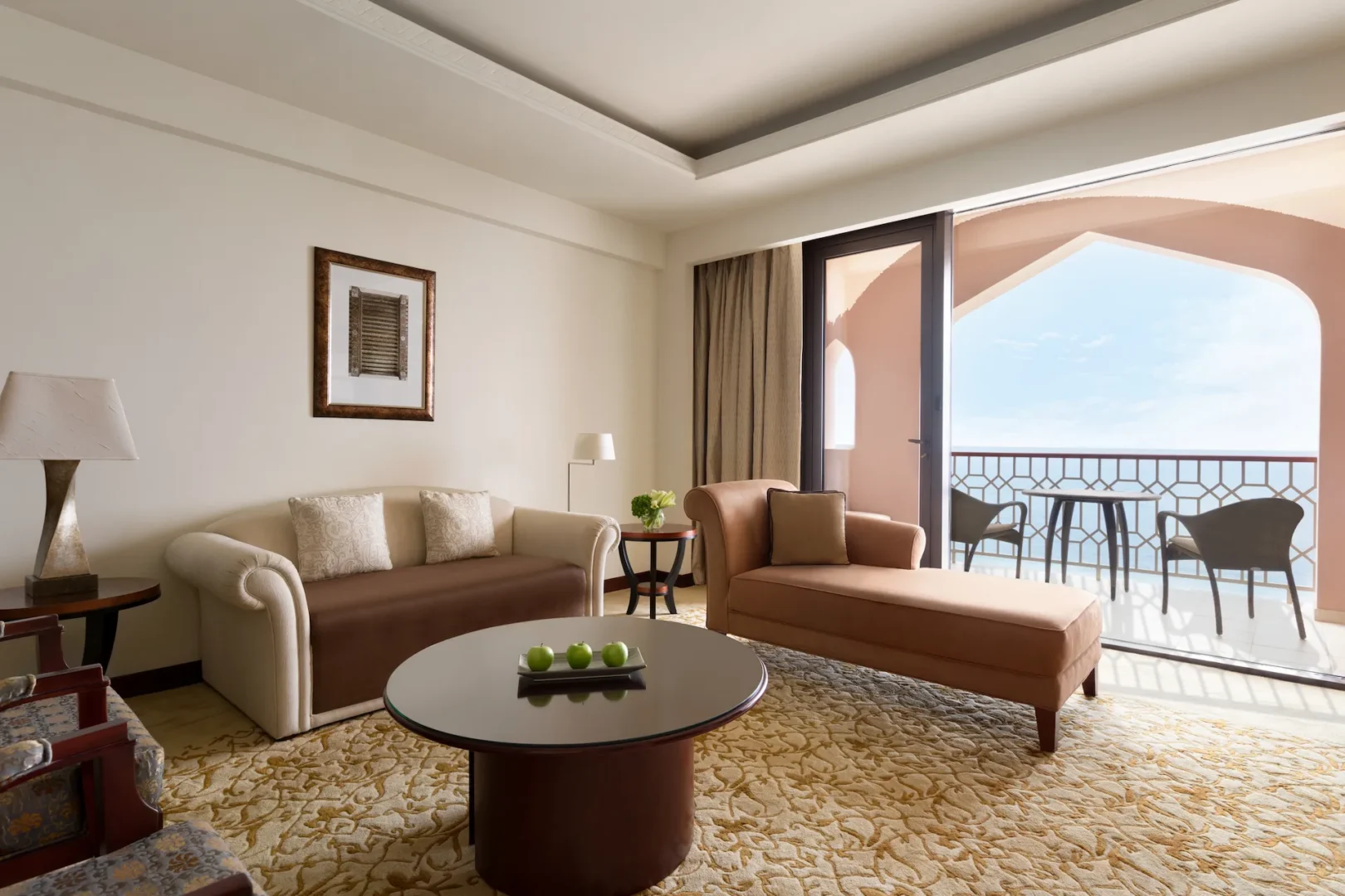 lounge one bedroom suite al husn hotel muscat oman