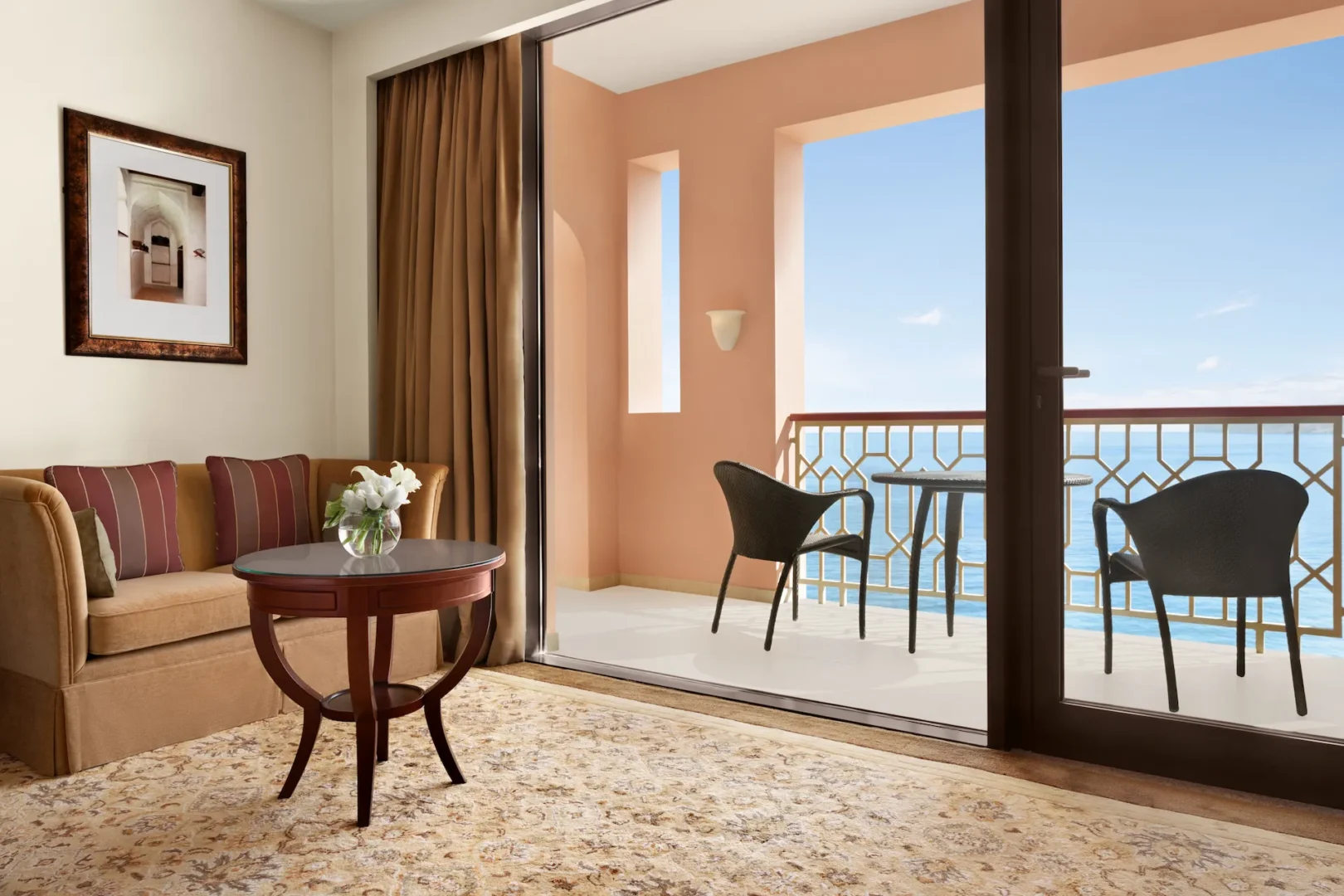 lounge premier panoramic room al husn hotel muscat oman