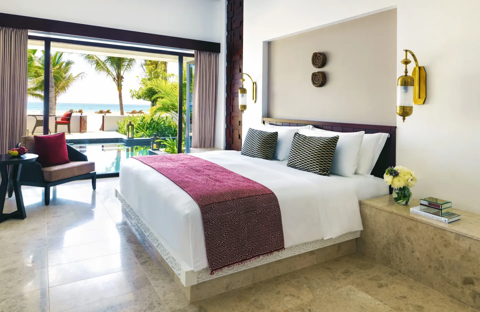 one bedroom beach pool villa room at al baleed resort salalah by anantara oman