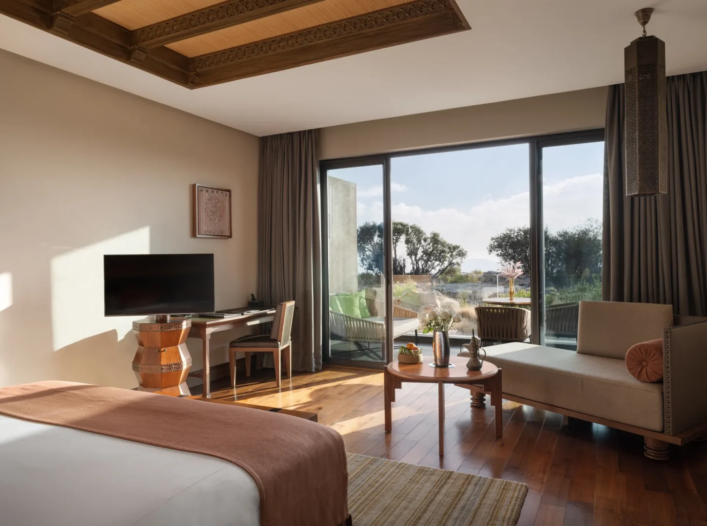 room premier canyon view room anantara al jabal al akhdar oman