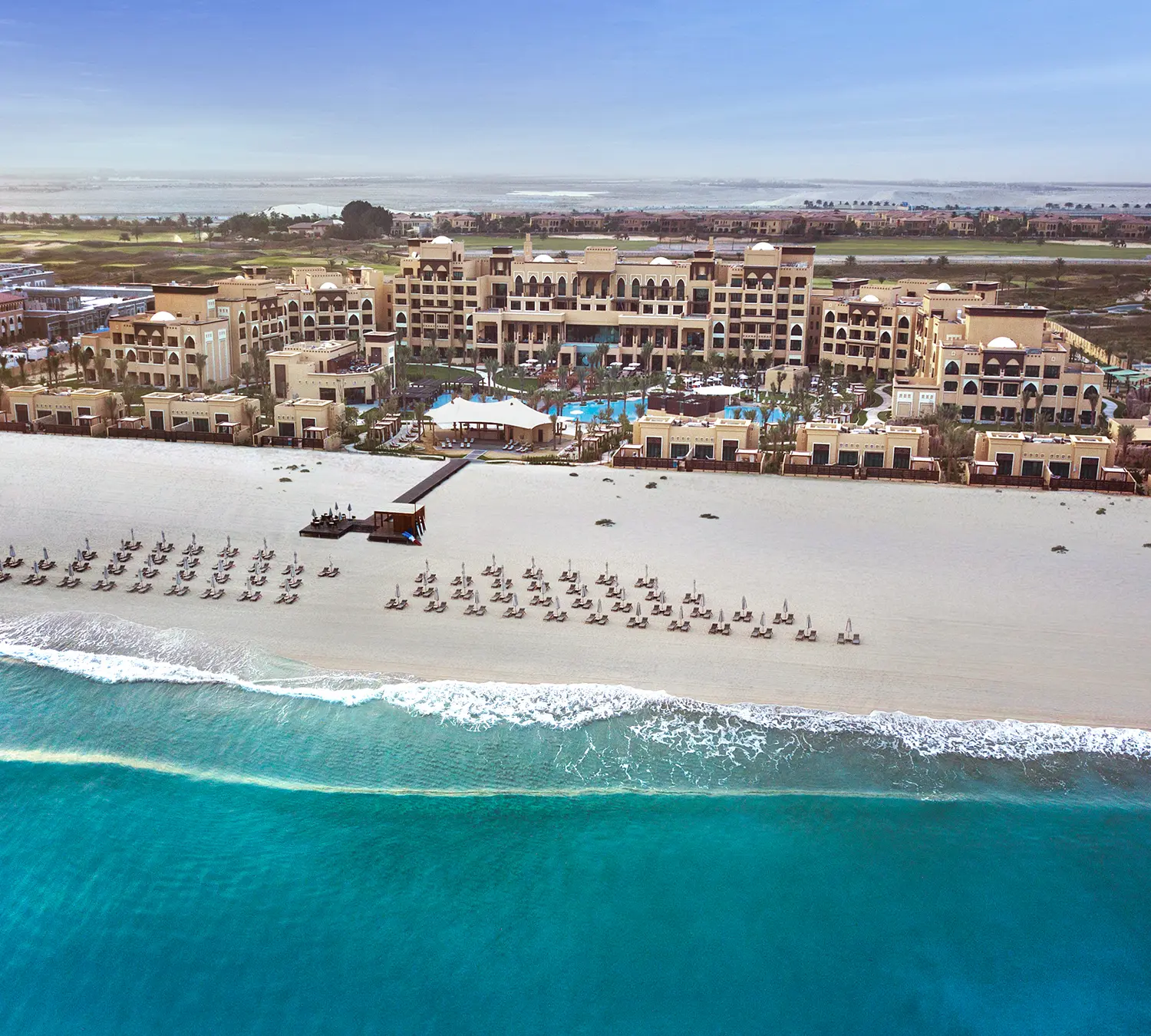 saadiyat rotana resort and villas abu dhabi hotel bird eye view