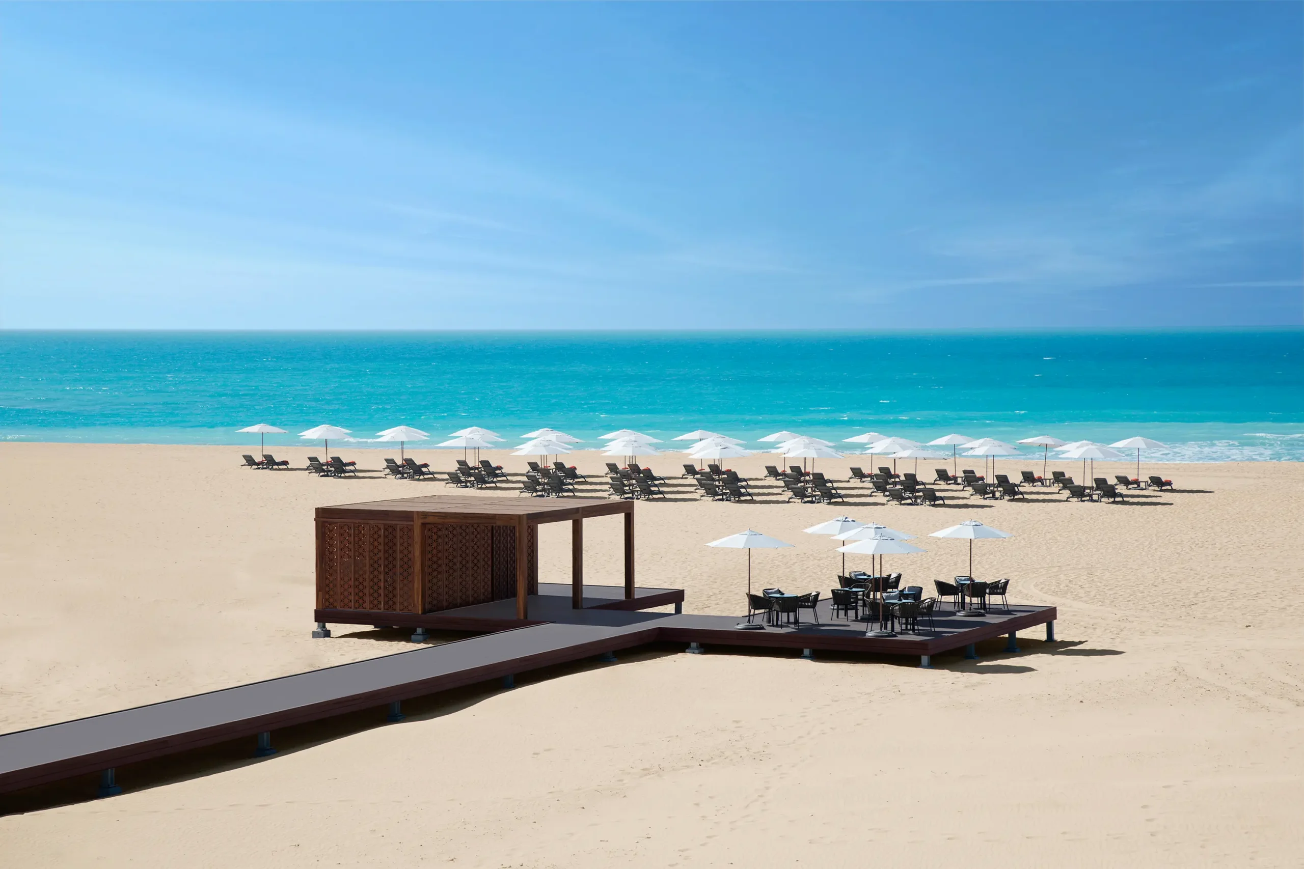 saadiyat rotana resort and villas abu dhabi resort beach area