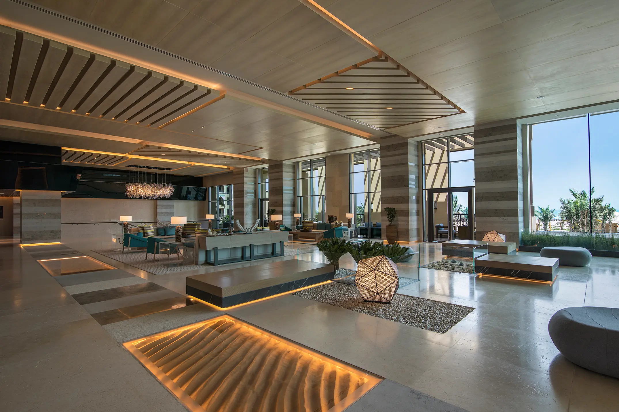 saadiyat rotana resort and villas abu dhabi sama lobby lounge