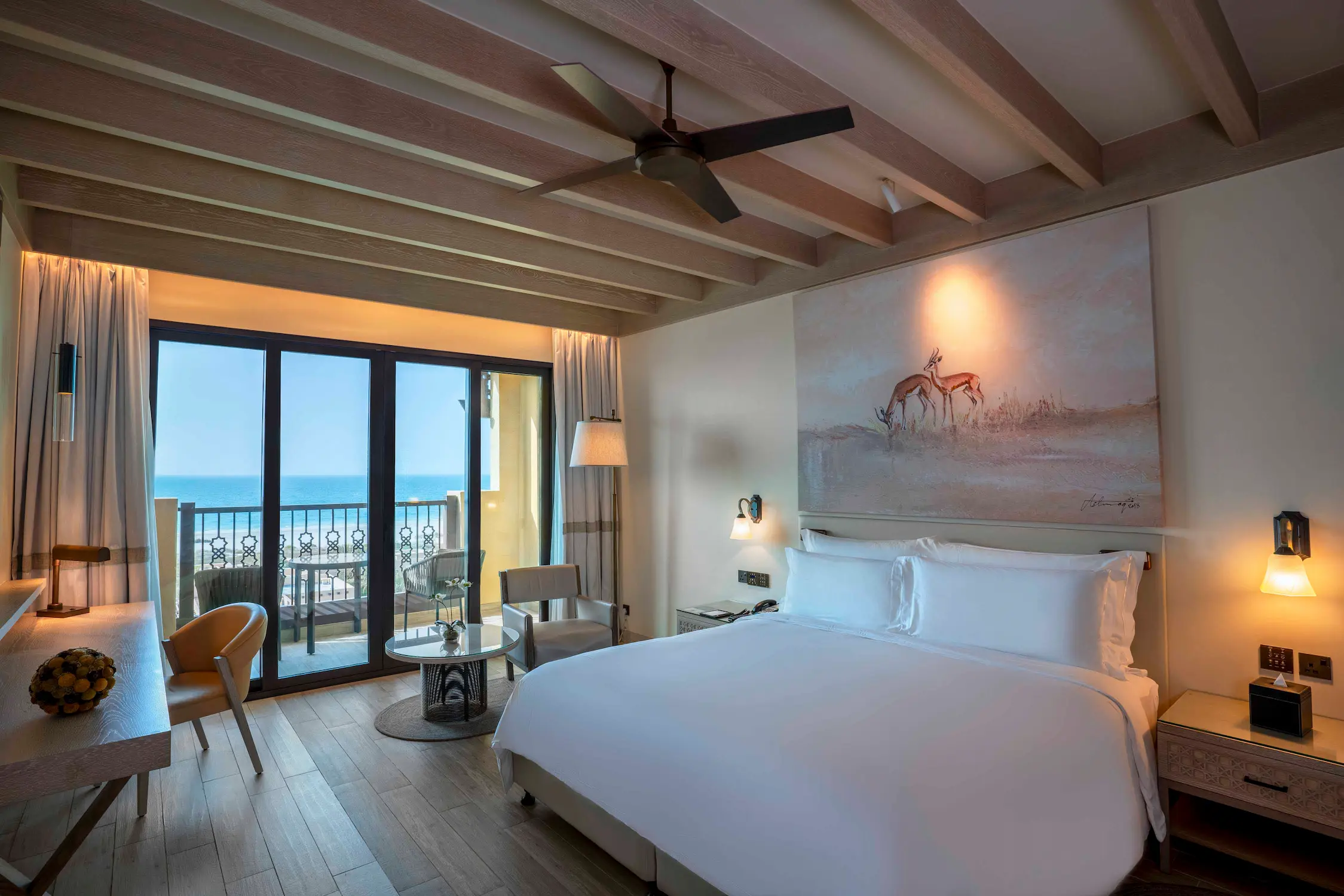 saadiyat rotana resort and villas abu dhabi sea view one bedroom suite with balcony