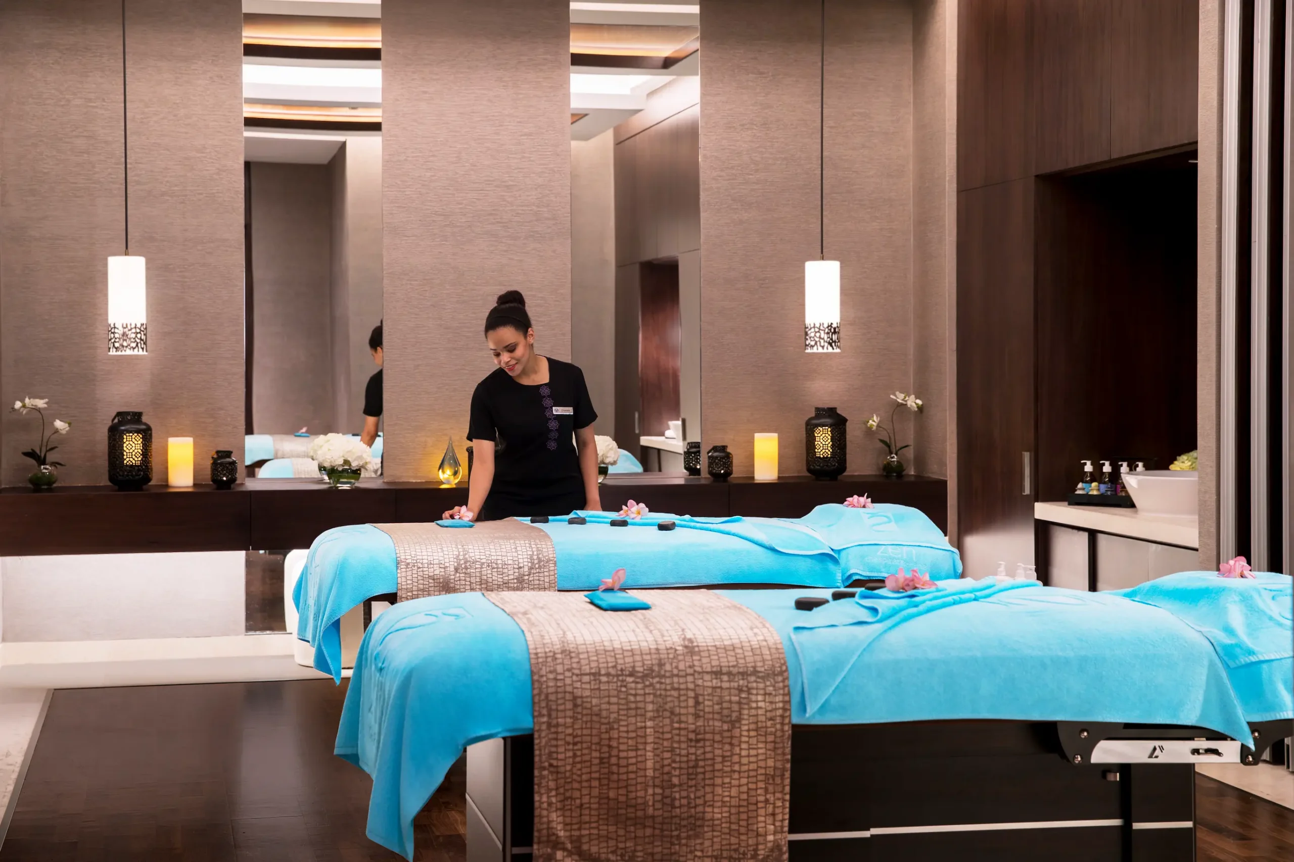 saadiyat rotana resort and villas abu dhabi zen the spa treatment room