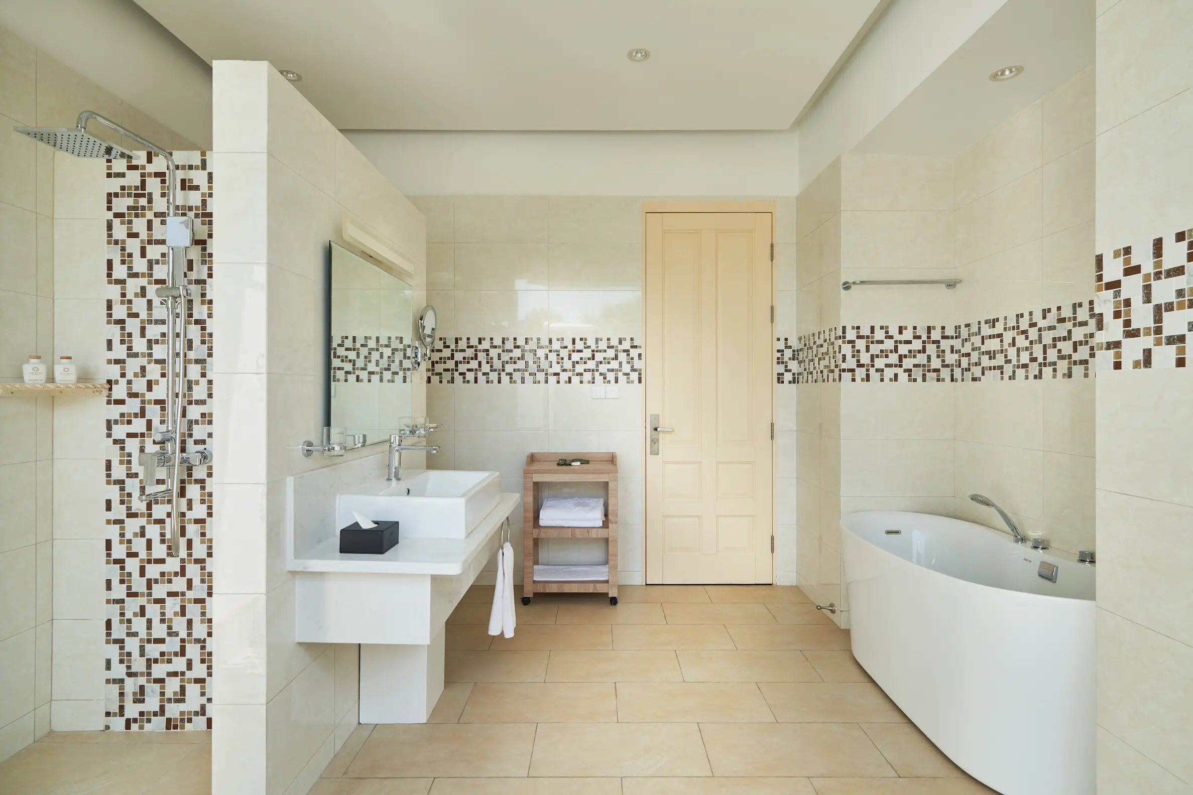 siyam world maldives beach suite with pool bathroom bathtub offering calm tropical luxury