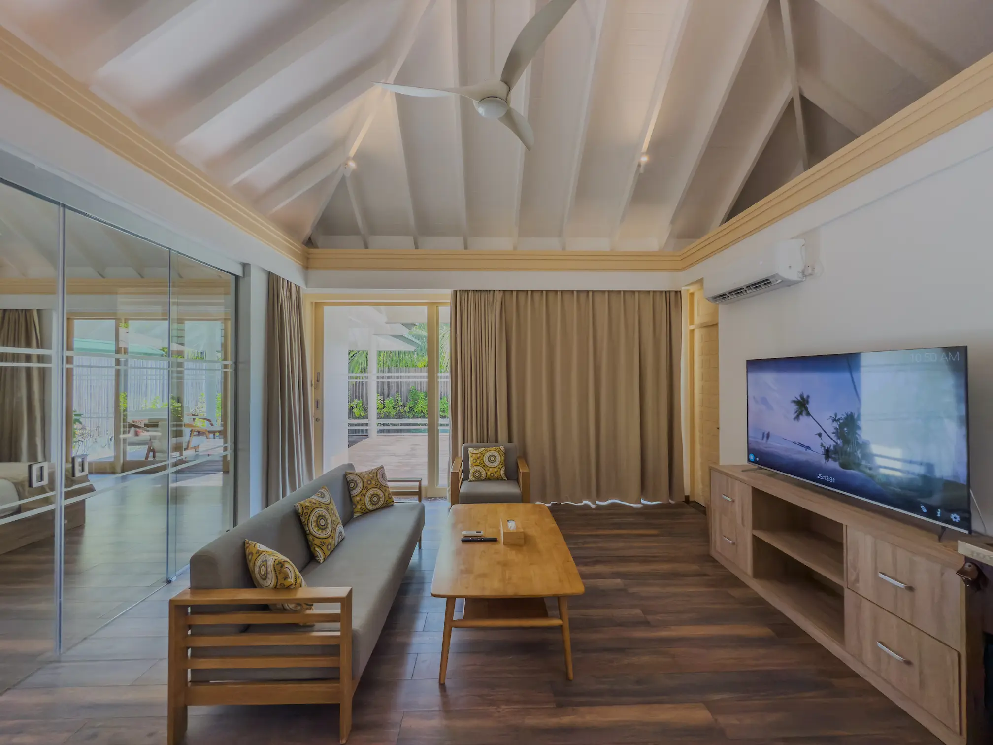 siyam world maldives grand beach residence with pool interior showcasing refined spacious beachfront luxury