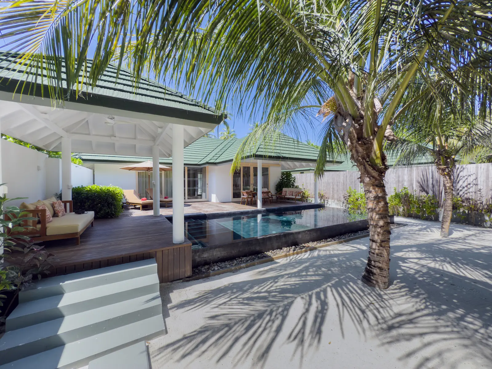 siyam world maldives grand beach residence with pool private courtyard offering secluded beachfront luxury
