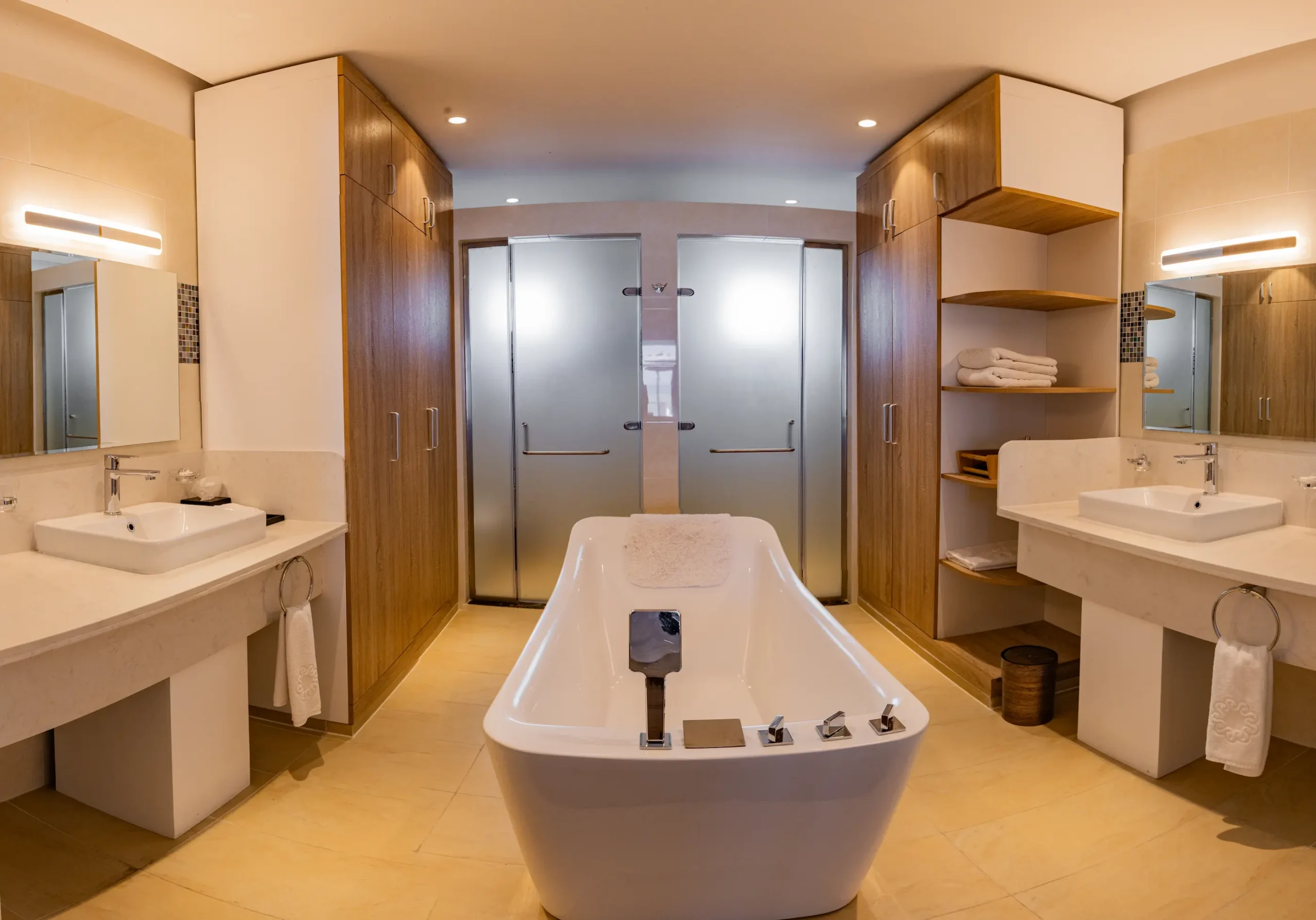 siyam world maldives lagoon villa with pool slide bathtub offering serene overwater luxury