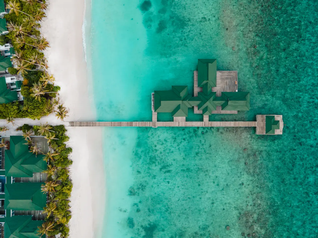 siyam world maldives takrai restaurant aerial view showcasing vibrant thai dining surrounded by tropical island scenery