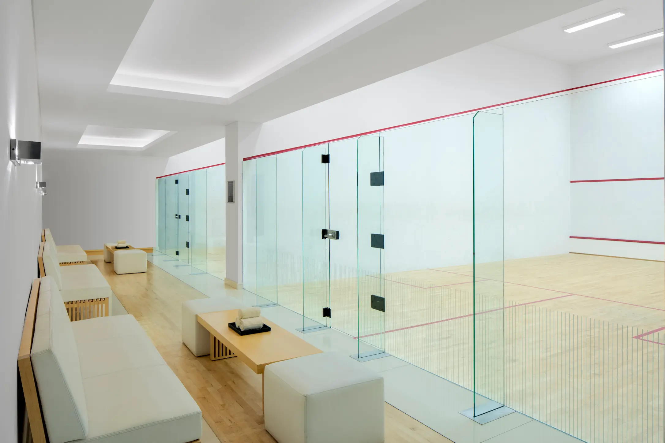 st regis saadiyat island abu dhabi athletic club squash court