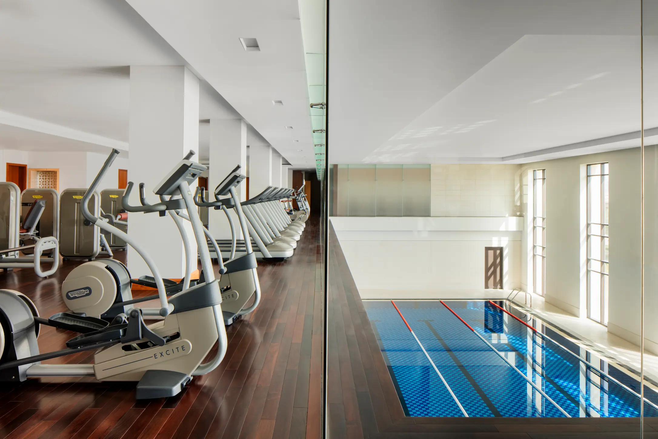 st regis saadiyat island abu dhabi athletic club treadmill