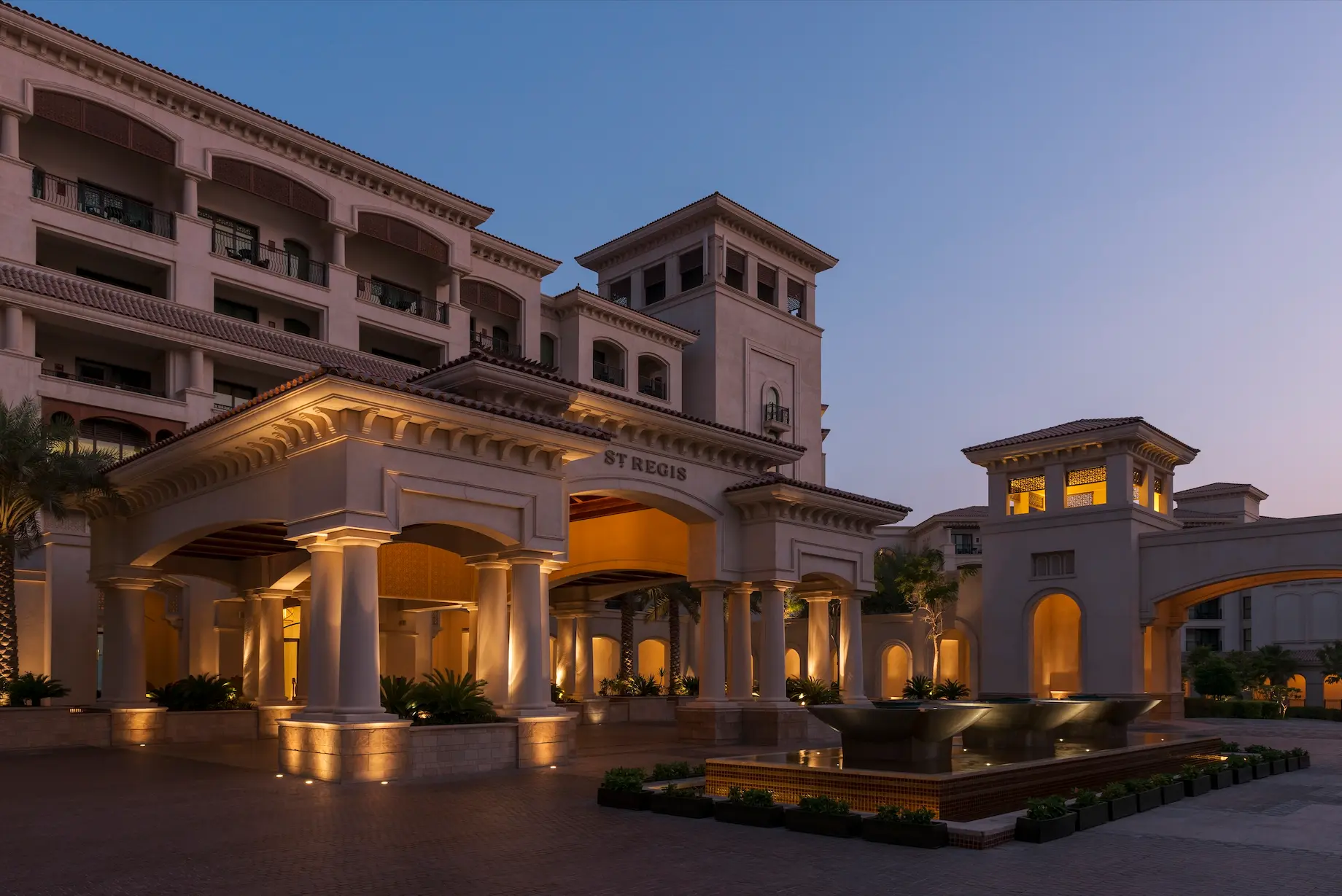 st regis saadiyat island abu dhabi entrance exterior