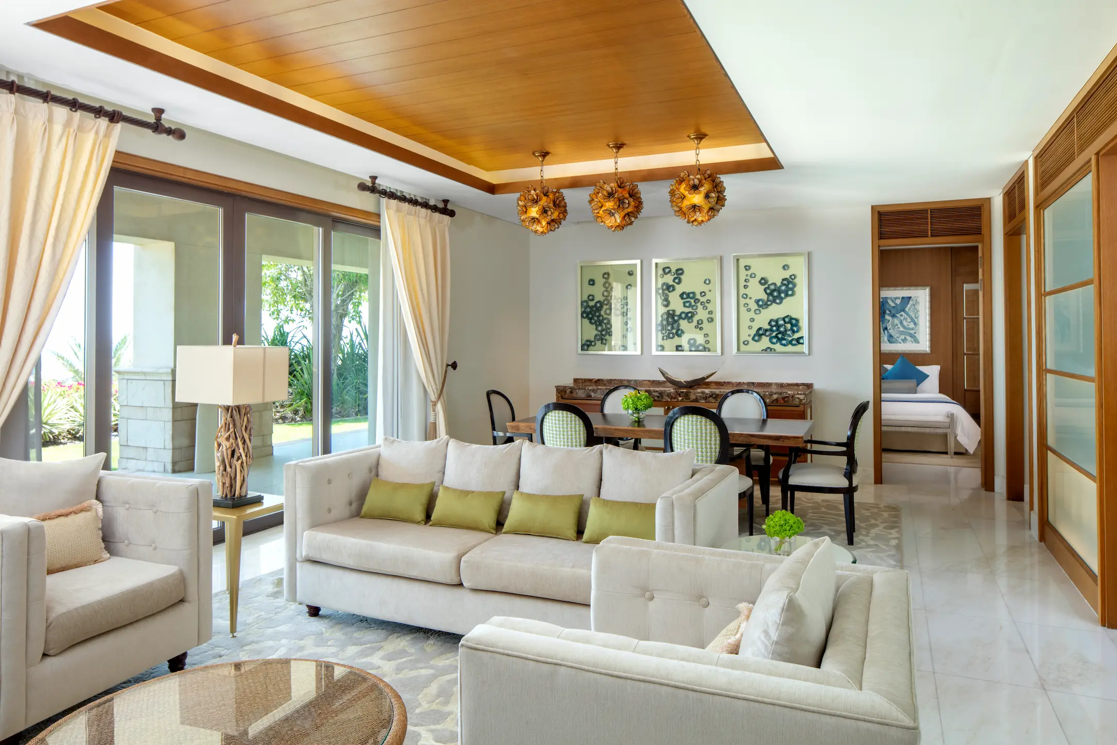 st regis saadiyat island abu dhabi majestic suite living area