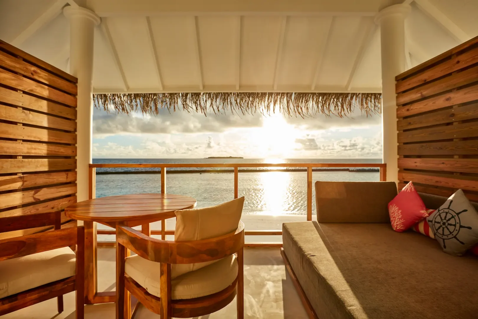 sun siyam iru veli beach residence with pool terrace maldives