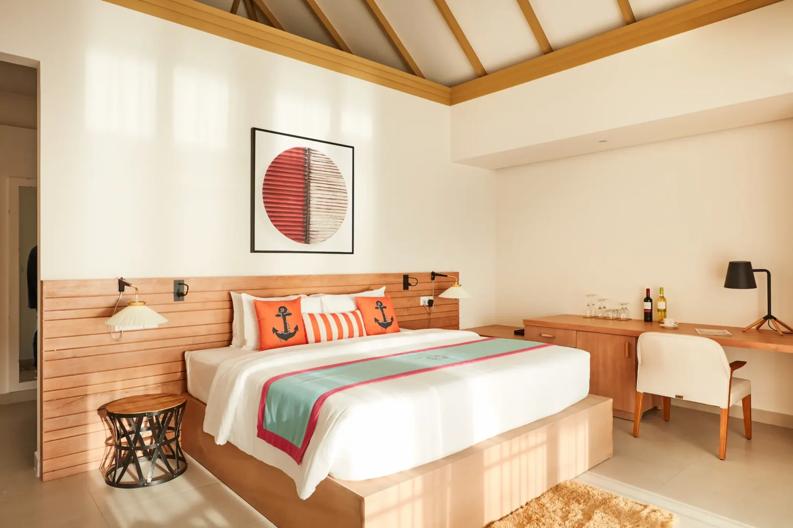 sun siyam iru veli maldives beach villa with pool featuring private deck tropical surroundings and direct beach access