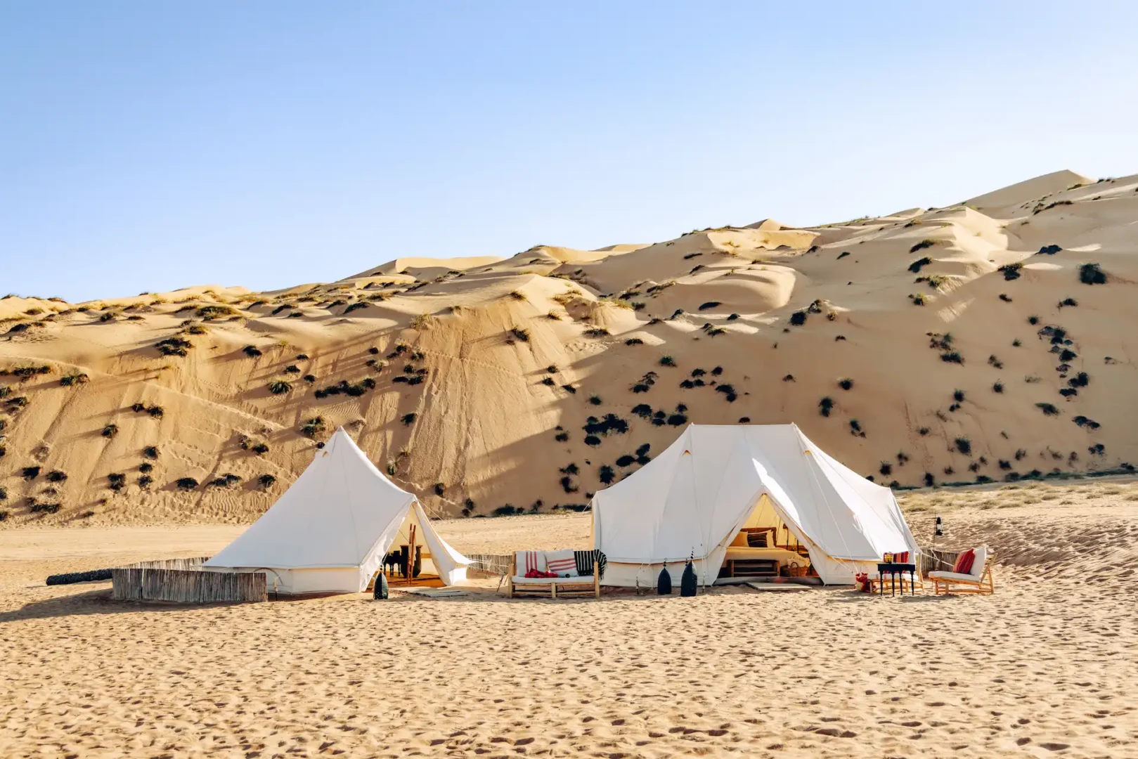 tent room magic camp oman