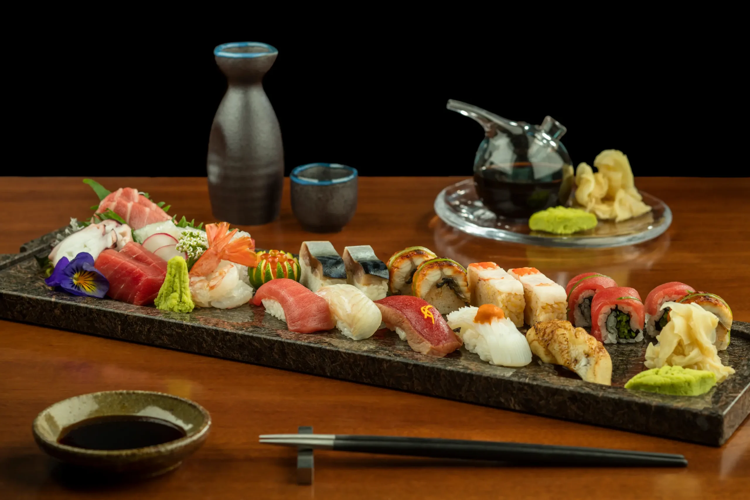 waldorf astoria ras al khaimah umi sushi and sashimi offering refined japanese cuisine in an elegant dining setting