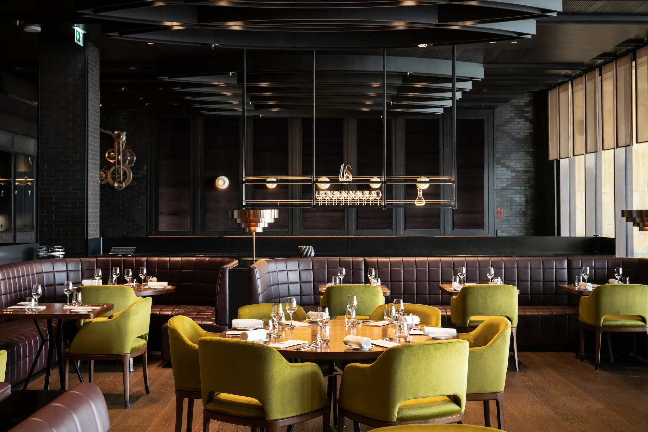dinner by heston seating area at atlantis the royal dubai