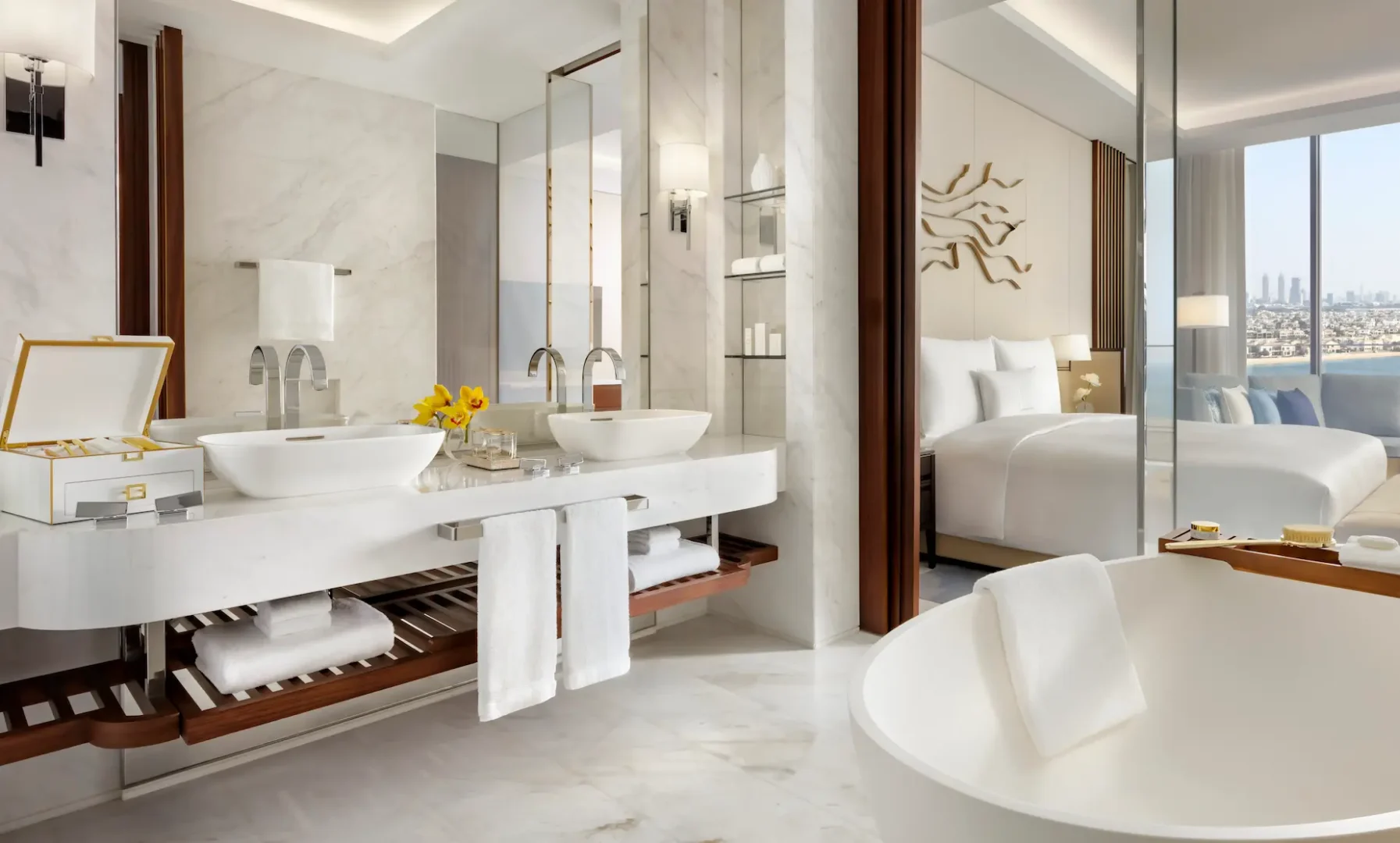 palmscape room bathroom at atlantis the royal dubai